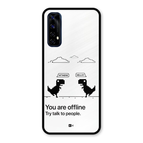 You Are Offline Metal Back Case for Realme 7
