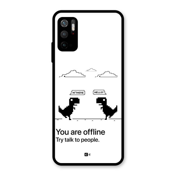 You Are Offline Metal Back Case for Redmi Note 10T 5G