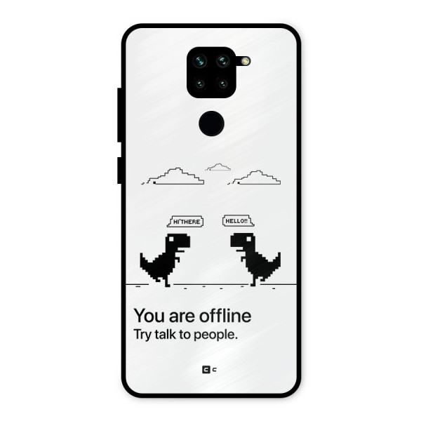 You Are Offline Metal Back Case for Redmi Note 9