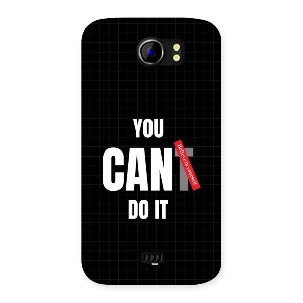 You Can Do It Back Case for Canvas 2 A110