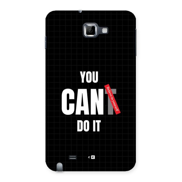 You Can Do It Back Case for Galaxy Note