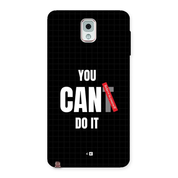 You Can Do It Back Case for Galaxy Note 3