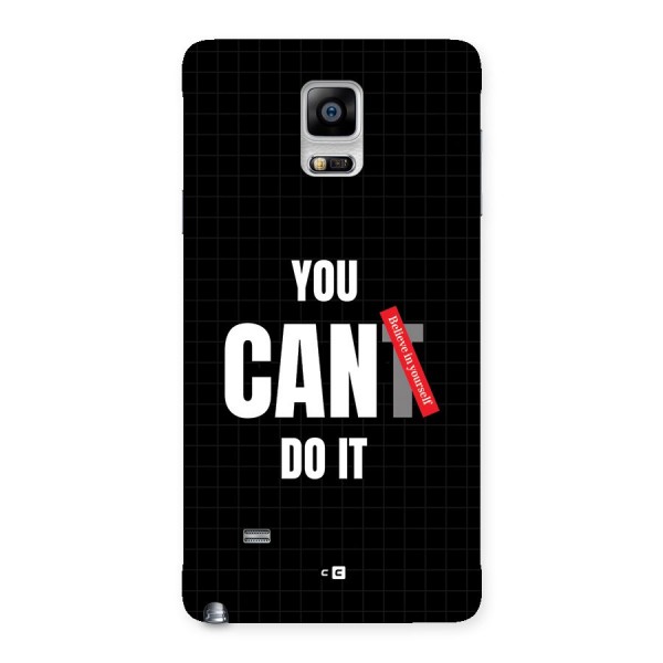 You Can Do It Back Case for Galaxy Note 4