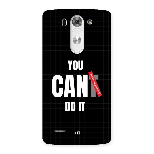 You Can Do It Back Case for LG G3 Mini