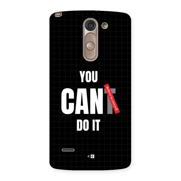 You Can Do It Back Case for LG G3 Stylus