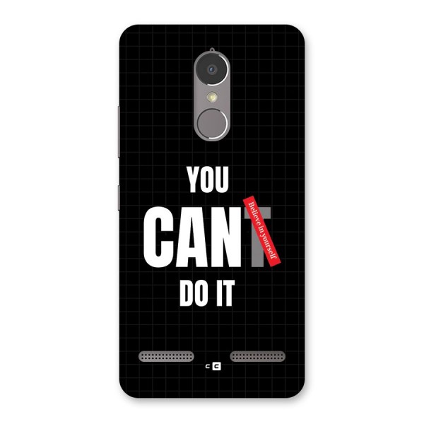 You Can Do It Back Case for Lenovo K6 Power