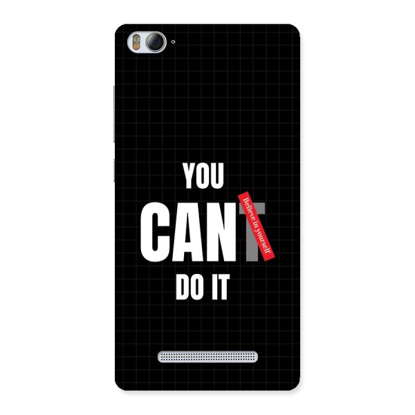 You Can Do It Back Case for Mi4i