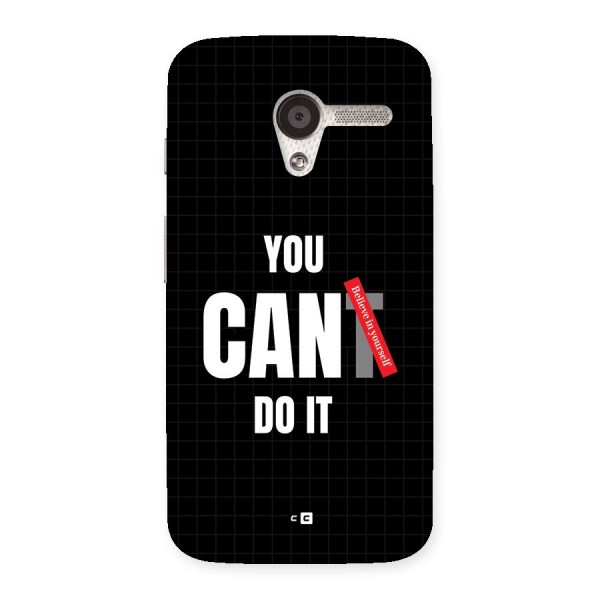 You Can Do It Back Case for Moto X