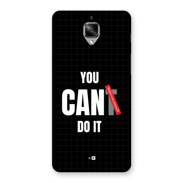 You Can Do It Back Case for OnePlus 3