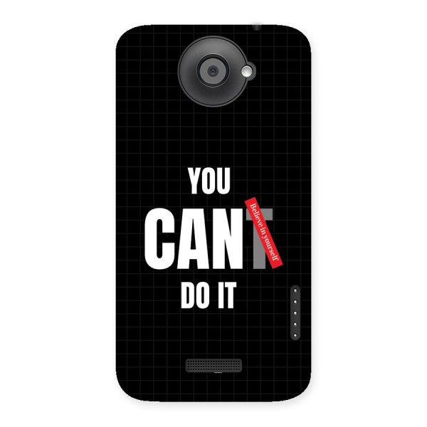 You Can Do It Back Case for One X