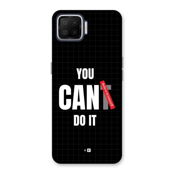 You Can Do It Back Case for Oppo F17