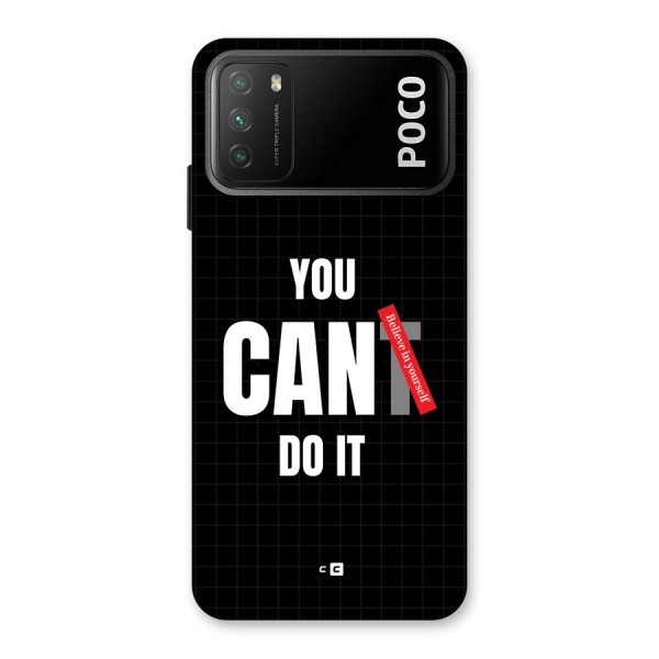 You Can Do It Back Case for Poco M3