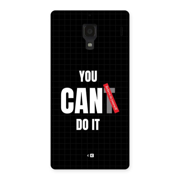 You Can Do It Back Case for Redmi 1s