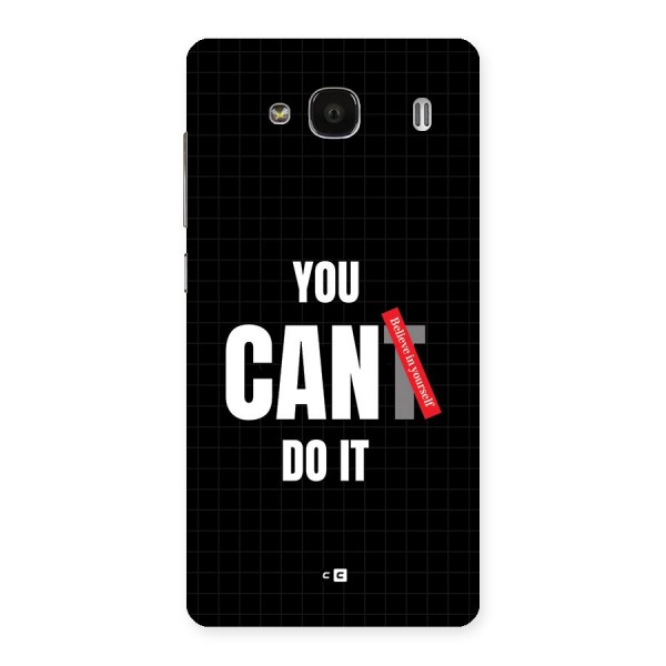 You Can Do It Back Case for Redmi 2 Prime