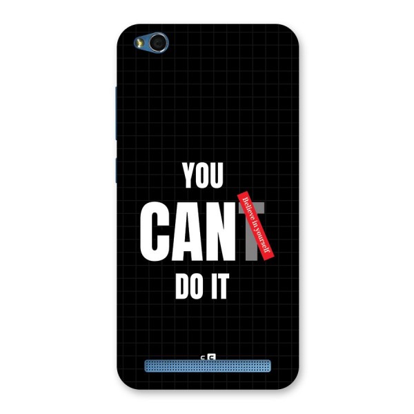 You Can Do It Back Case for Redmi 5A