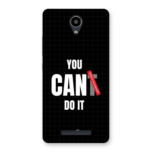 You Can Do It Back Case for Redmi Note 2