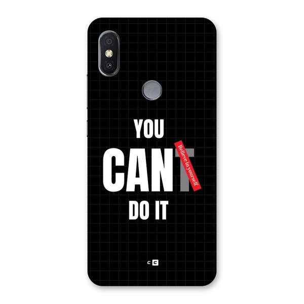 You Can Do It Back Case for Redmi Y2