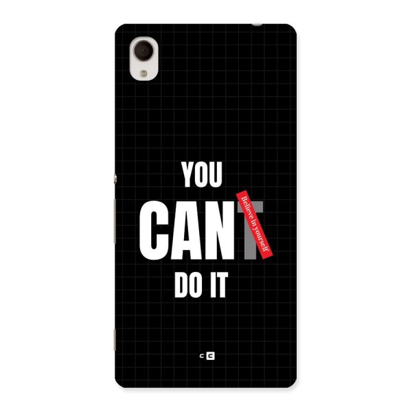 You Can Do It Back Case for Xperia M4