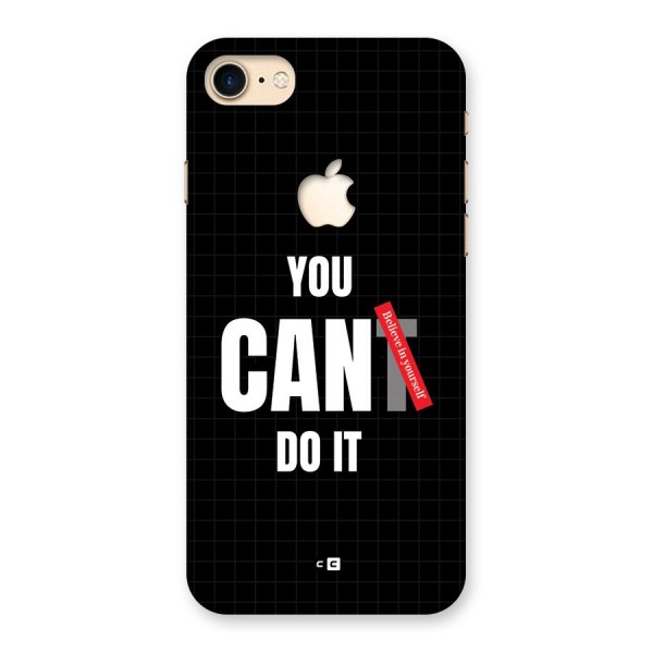 You Can Do It Back Case for iPhone 7 Apple Cut