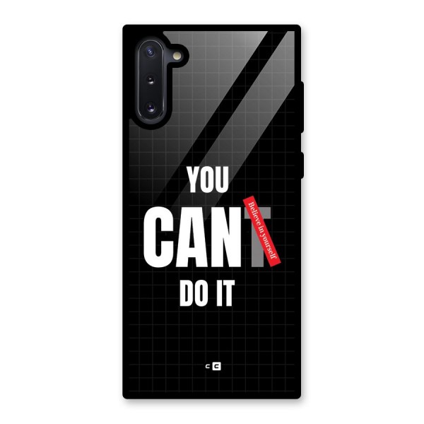 You Can Do It Glass Back Case for Galaxy Note 10