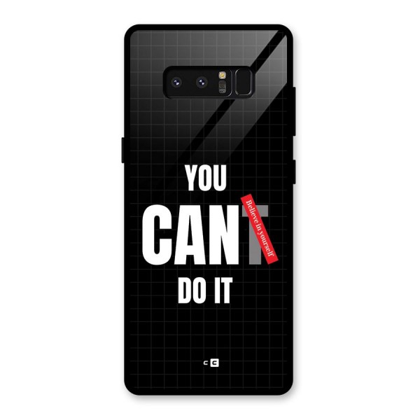 You Can Do It Glass Back Case for Galaxy Note 8