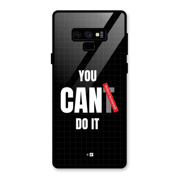 You Can Do It Glass Back Case for Galaxy Note 9