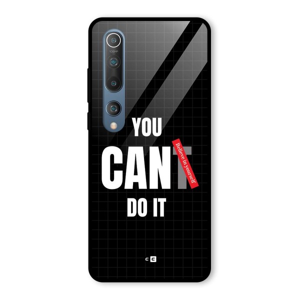 You Can Do It Glass Back Case for Mi 10