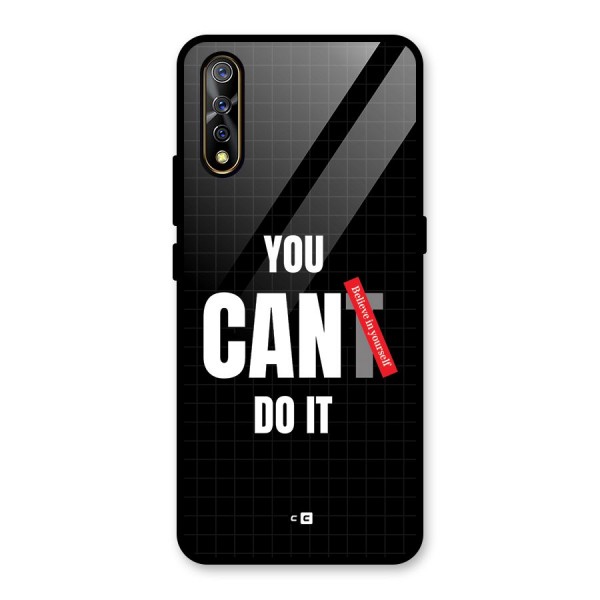 You Can Do It Glass Back Case for Vivo S1