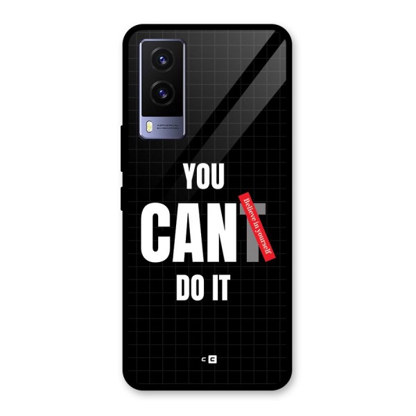 You Can Do It Glass Back Case for Vivo V21e 5G