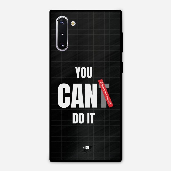 You Can Do It Metal Back Case for Galaxy Note 10