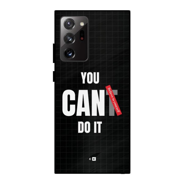 You Can Do It Metal Back Case for Galaxy Note 20 Ultra 5G