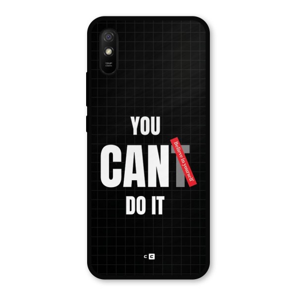 You Can Do It Metal Back Case for Redmi 9i