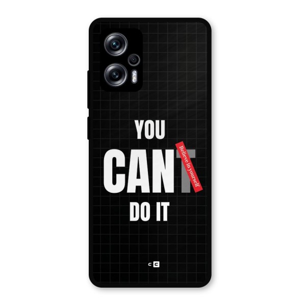 You Can Do It Metal Back Case for Redmi K50i