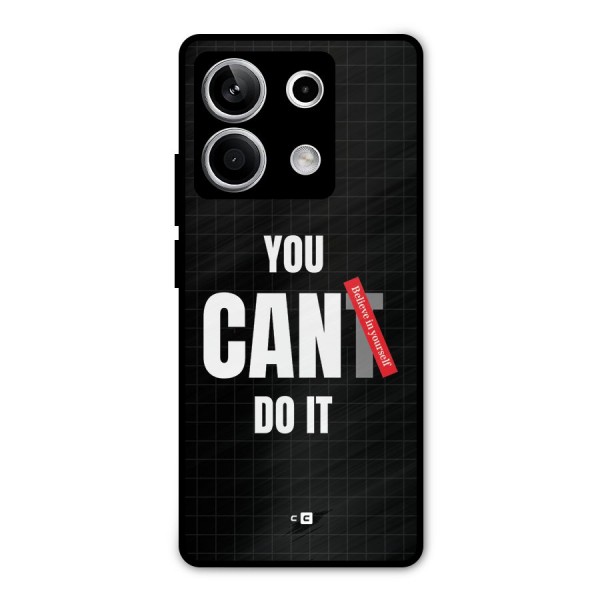 You Can Do It Metal Back Case for Redmi Note 13 5G