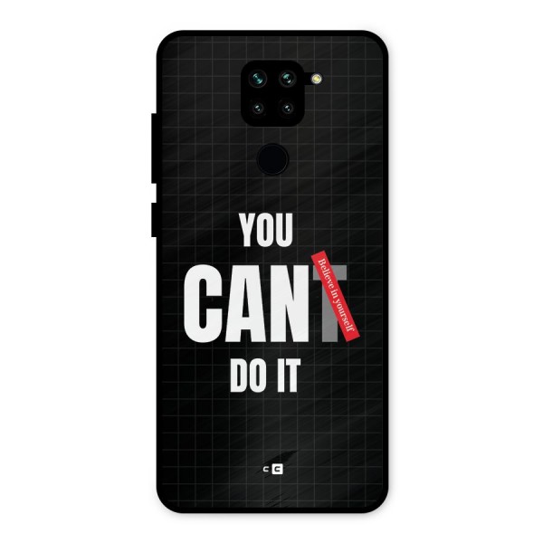 You Can Do It Metal Back Case for Redmi Note 9