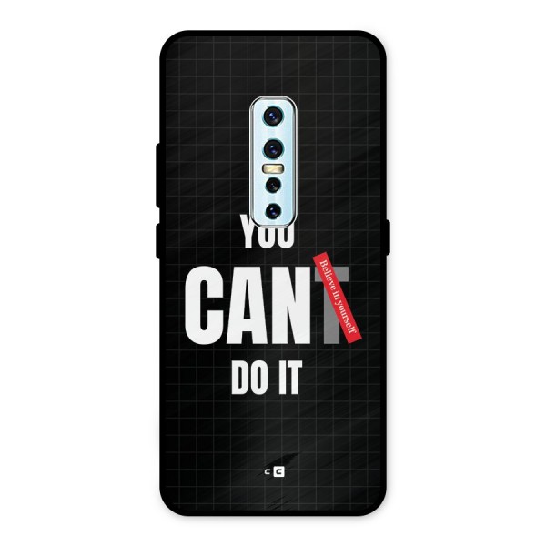 You Can Do It Metal Back Case for Vivo V17 Pro
