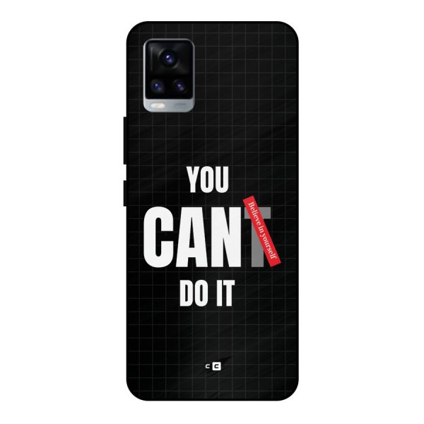 You Can Do It Metal Back Case for Vivo V20