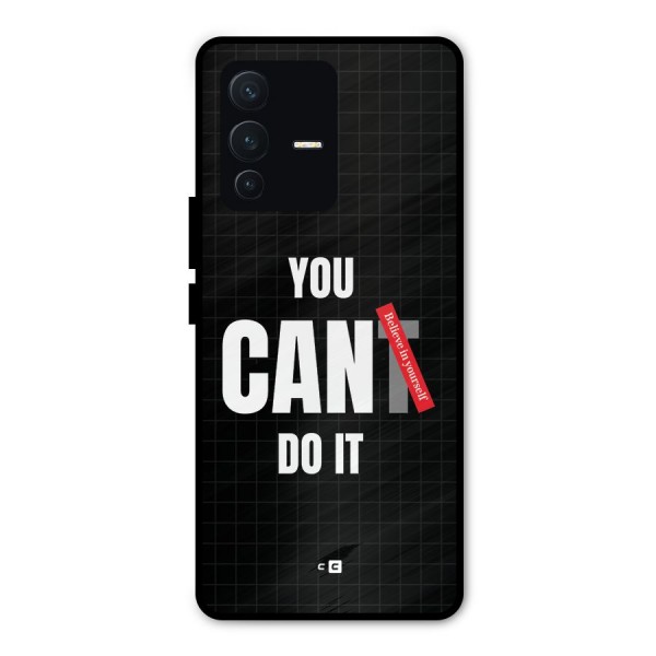 You Can Do It Metal Back Case for Vivo V23 Pro