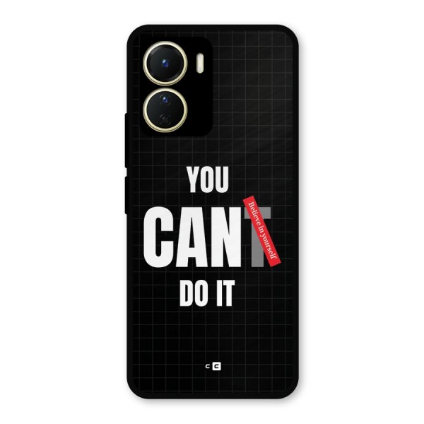 You Can Do It Metal Back Case for Vivo Y16