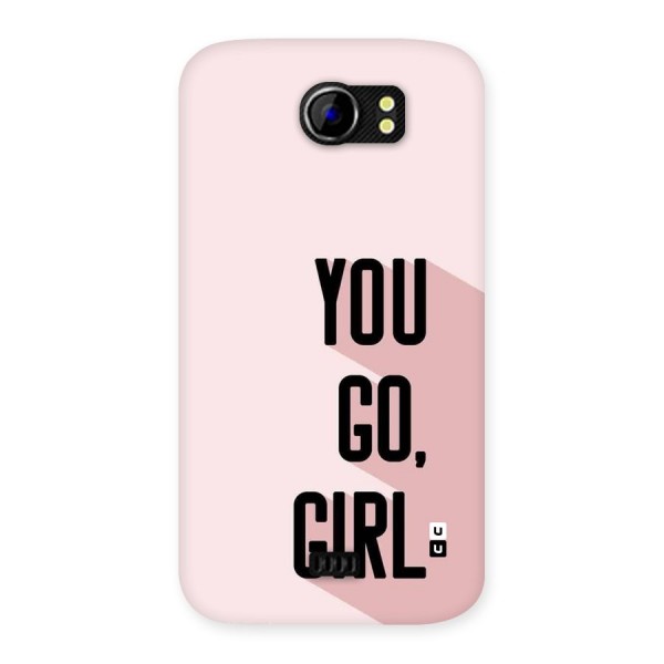 You Go Girl Shadow Back Case for Canvas 2 A110