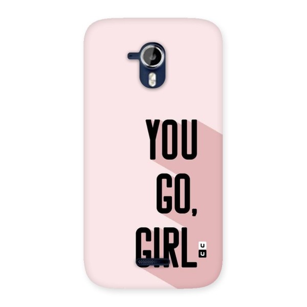 You Go Girl Shadow Back Case for Canvas Magnus A117