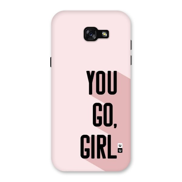 You Go Girl Shadow Back Case for Galaxy A7 (2017)