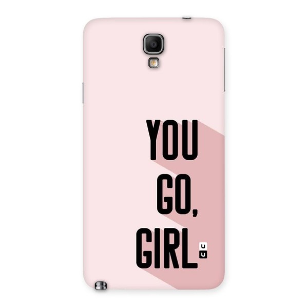 You Go Girl Shadow Back Case for Galaxy Note 3 Neo