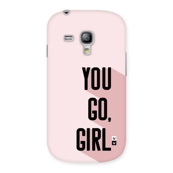 You Go Girl Shadow Back Case for Galaxy S3 Mini