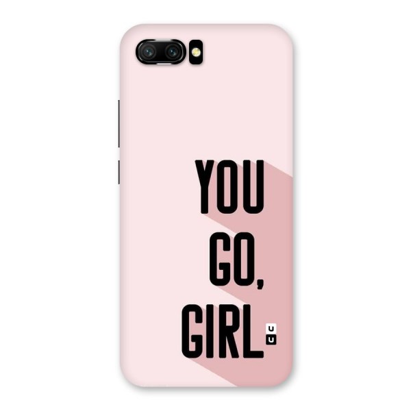 You Go Girl Shadow Back Case for Honor 10