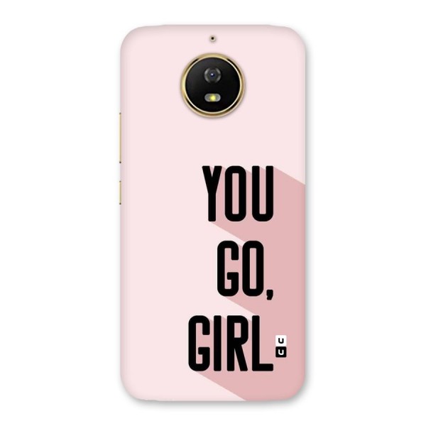 You Go Girl Shadow Back Case for Moto G5s