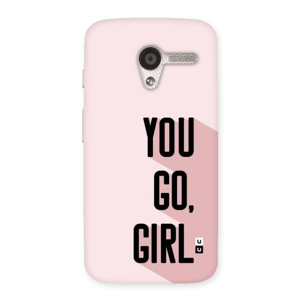 You Go Girl Shadow Back Case for Moto X