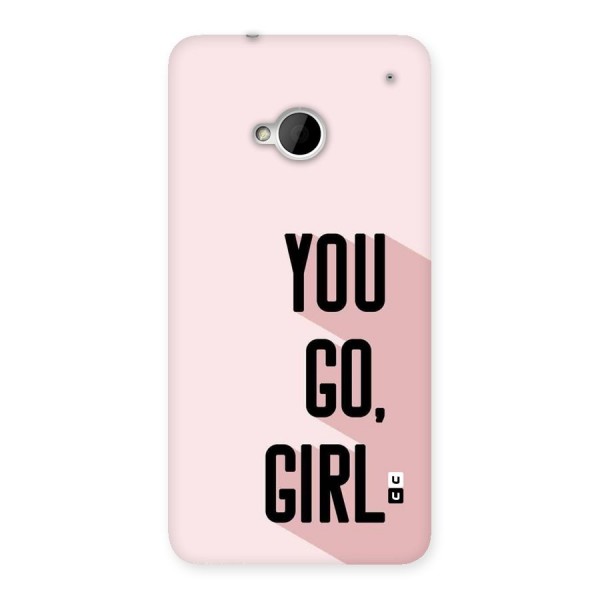 You Go Girl Shadow Back Case for One M7 (Single Sim)