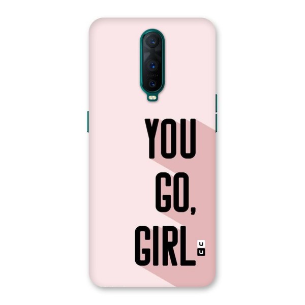 You Go Girl Shadow Back Case for Oppo R17 Pro