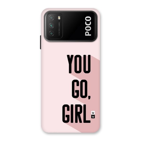 You Go Girl Shadow Back Case for Poco M3